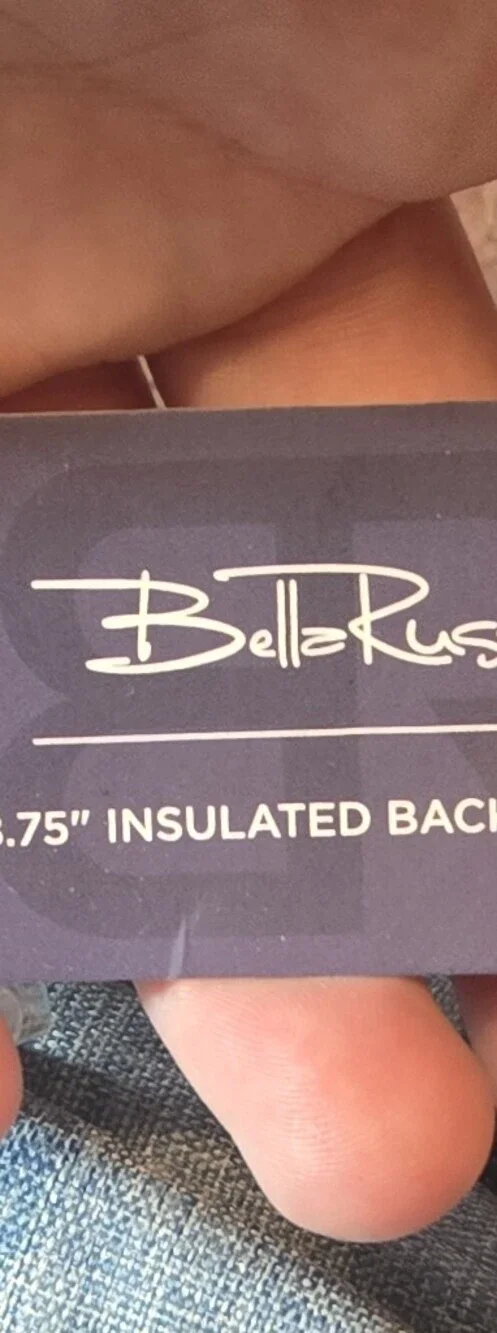 New! Belle Russo Insulated Backpack 18.75in Lught Blue Bottle Opener